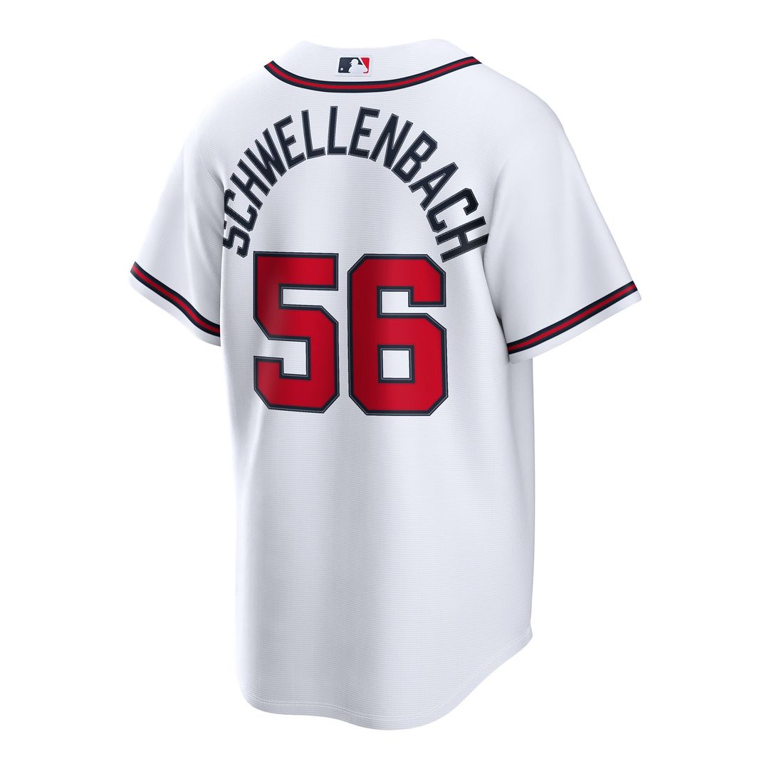 Spencer Schwellenbach Atlanta Braves Nike Home Replica Jersey - White