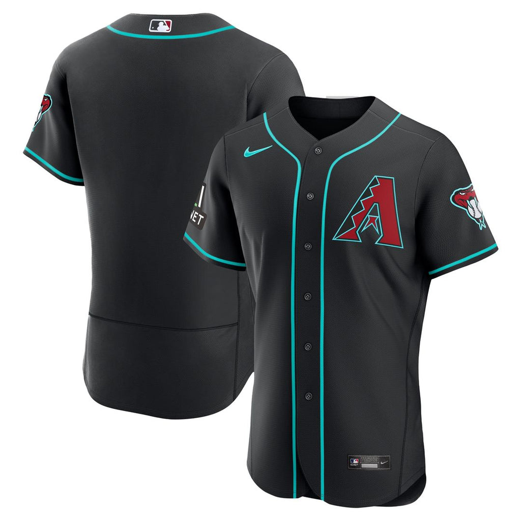 Arizona Diamondbacks Nike Home Sponsor Patch Authentic Jersey - Cream