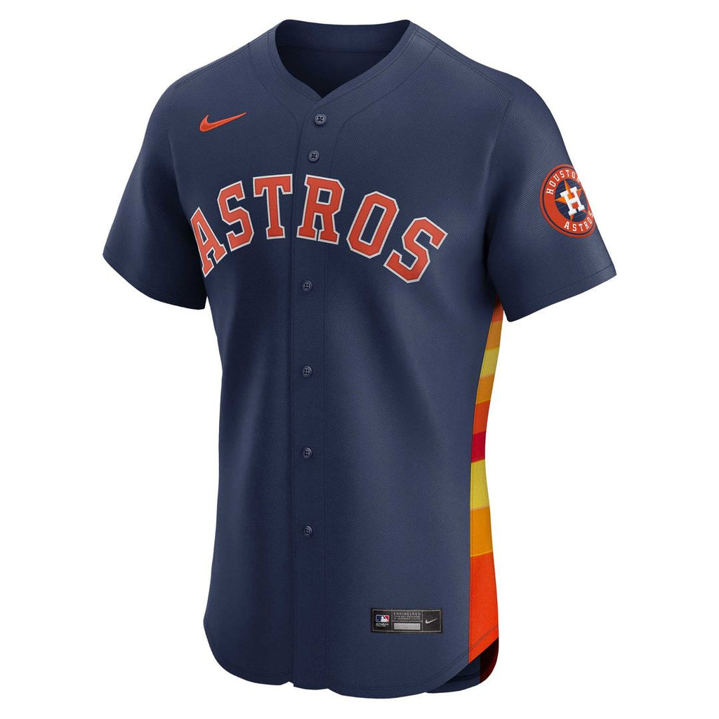 Houston Astros Nike Alternate Vapor Premier Elite Patch Jersey - Navy