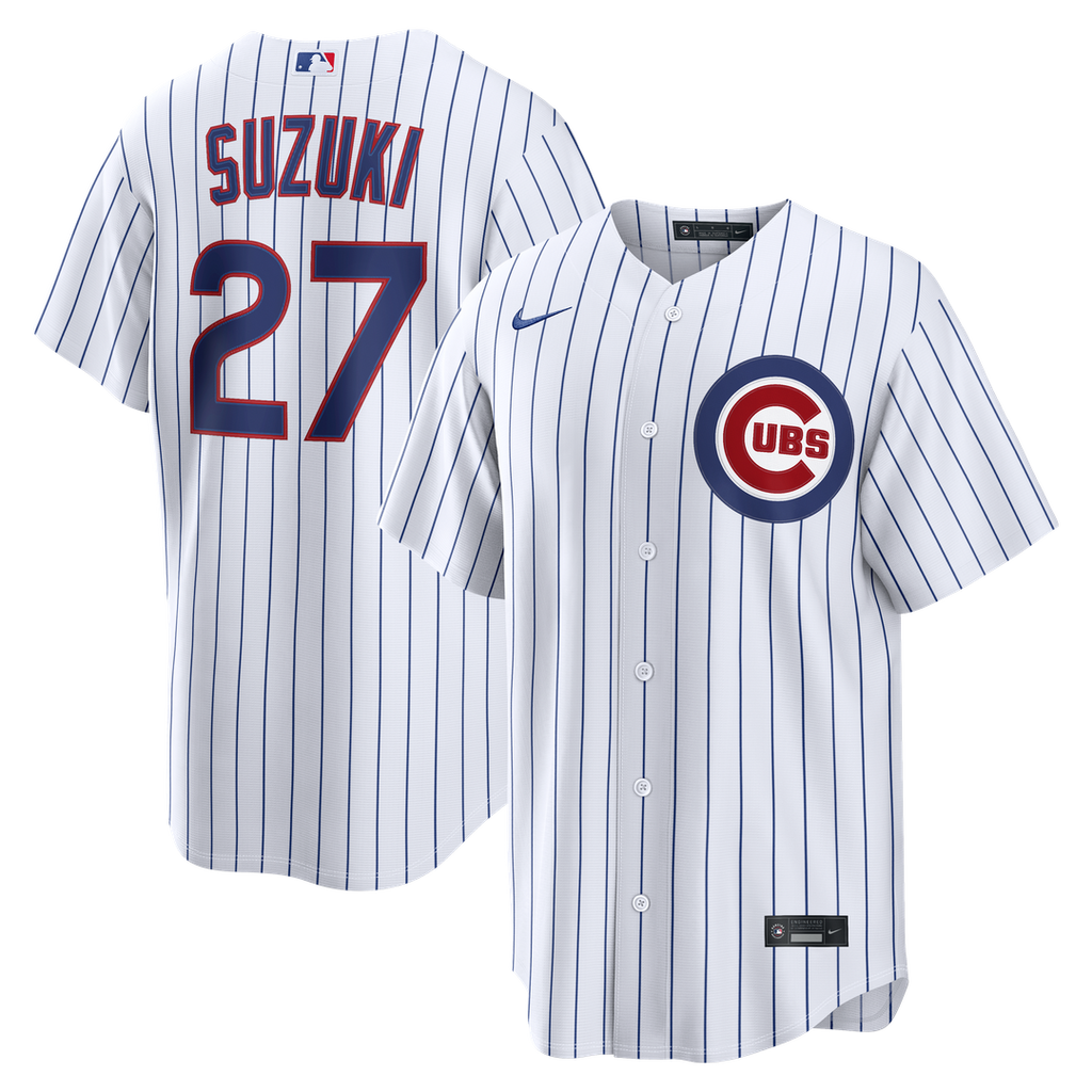 Seiya Suzuki Chicago Cubs Nike Home Replica Jersey - White