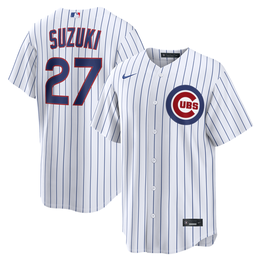 Seiya Suzuki Chicago Cubs Nike Home Replica Jersey - White