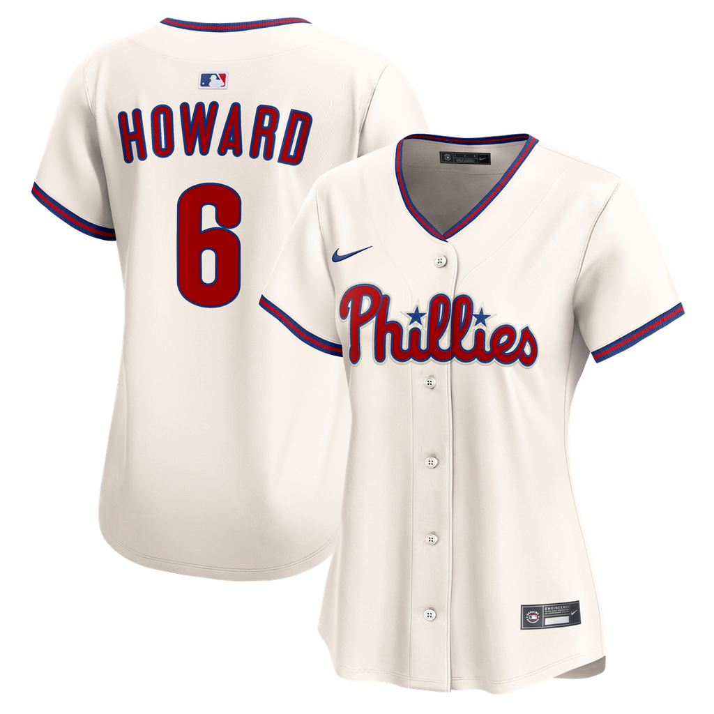 Ryan Howard Philadelphia Phillies Nike Women's Limited Jersey - White