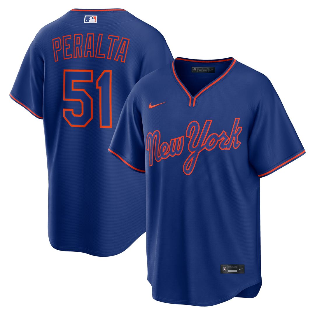 Freddy Peralta New York Mets Nike Alternate Replica Jersey - Royal