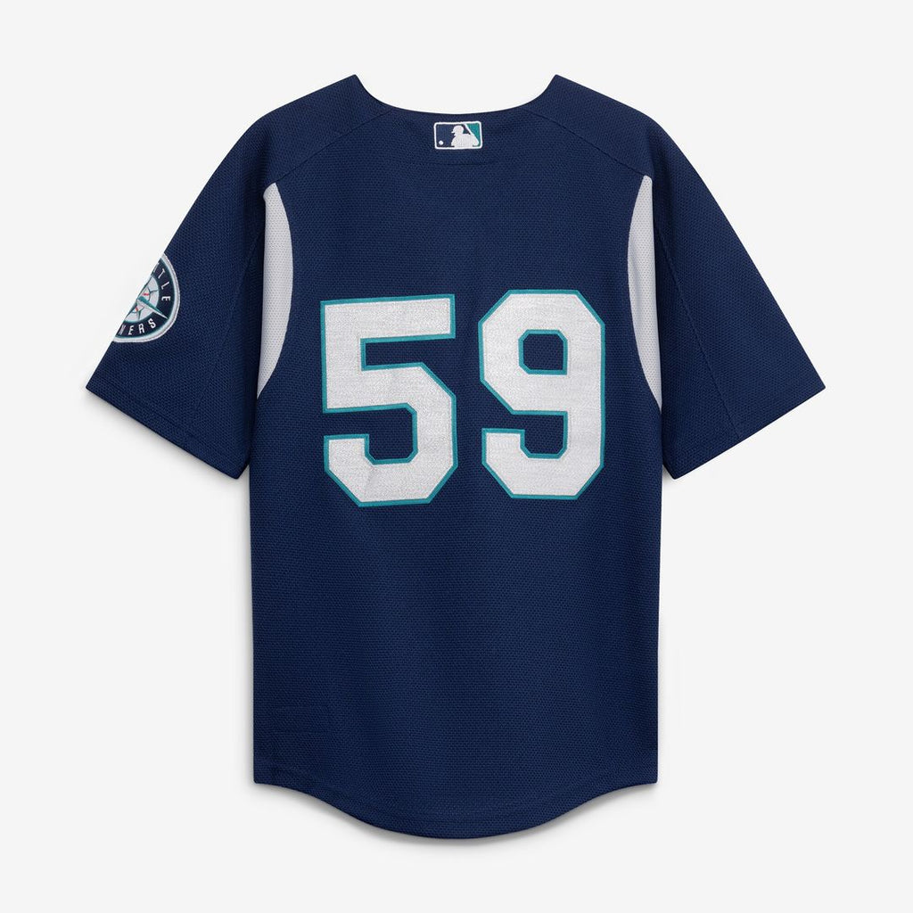 Felix Hernandez Seattle Mariners Mitchell & Ness Preschool Cooperstown Collection Batting Practice Jersey - Navy
