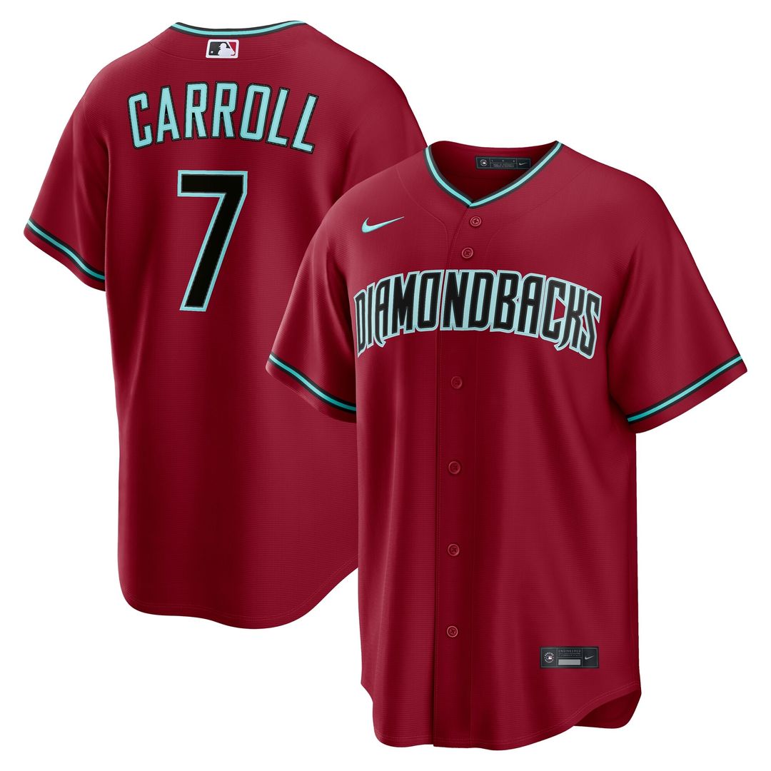 Corbin Carroll Arizona Diamondbacks Nike Alternate Replica Jersey - Black