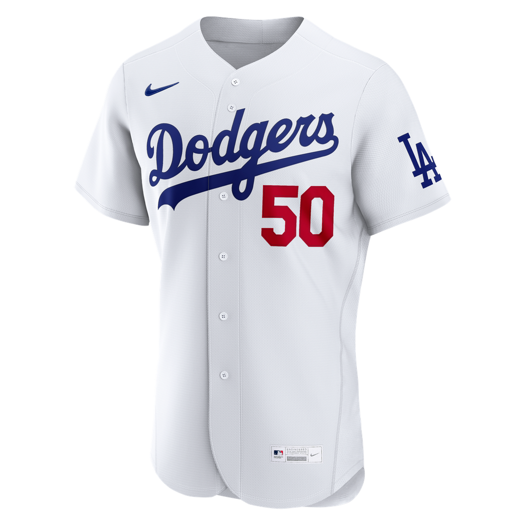 Mookie Betts Los Angeles Dodgers Nike Home Authentic Jersey - White