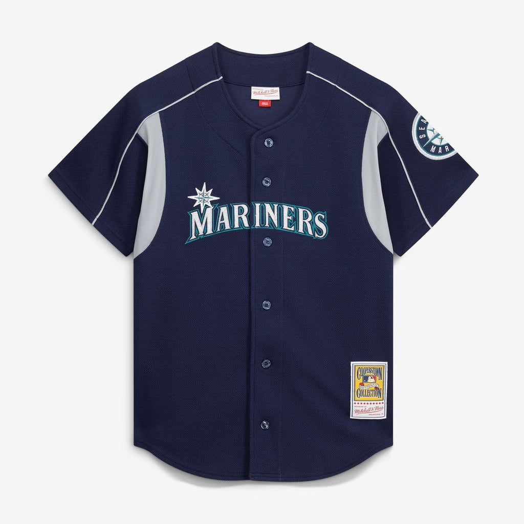 Ichiro Suzuki Seattle Mariners Mitchell & Ness Cooperstown Collection Batting Practice Jersey - Navy