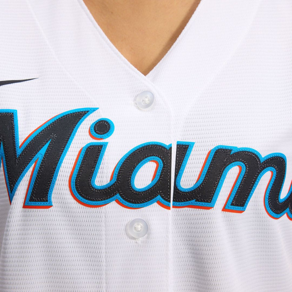 Miami Marlins Nike Women's Replica Team Jersey - White