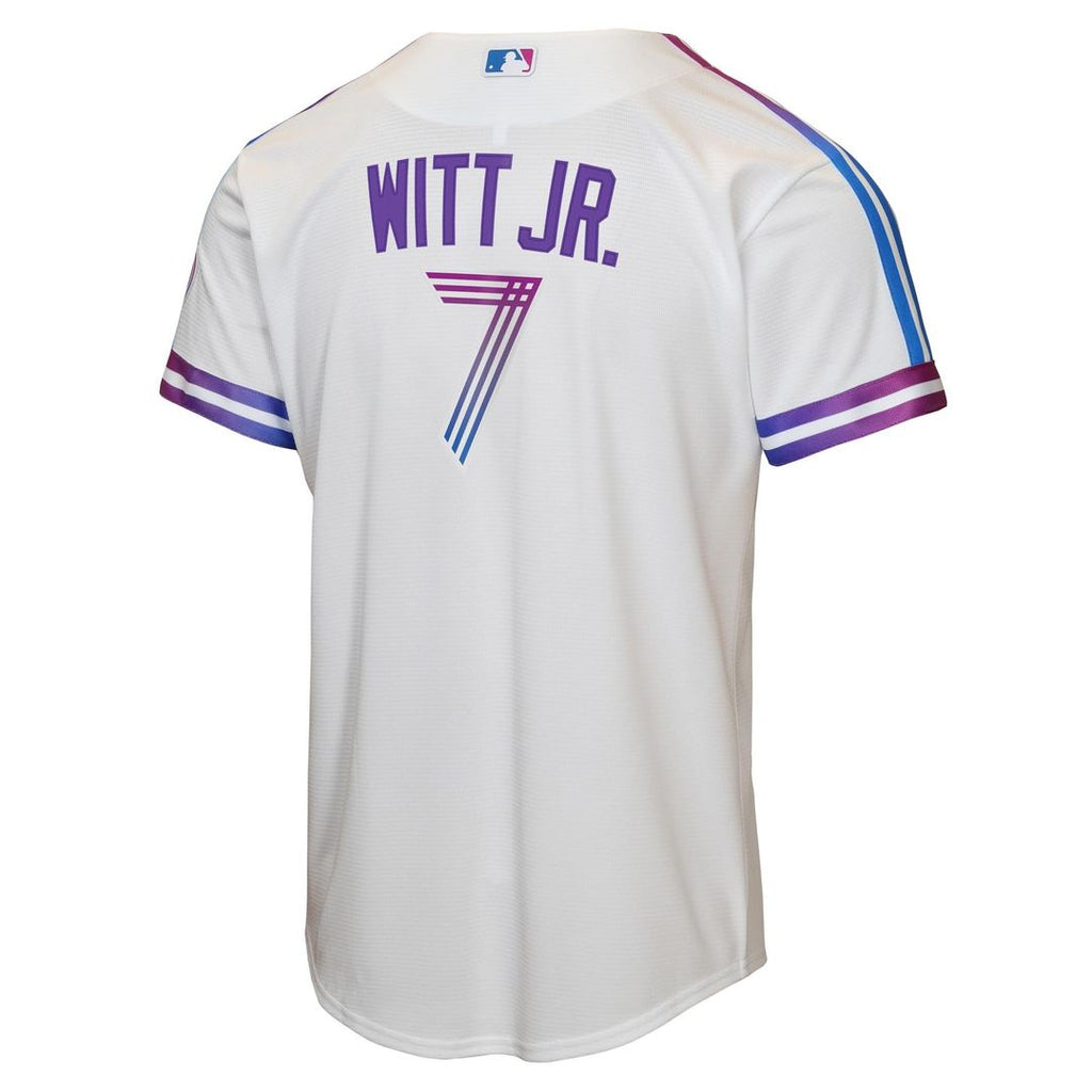 Bobby Witt Jr. Kansas City Royals Nike Youth 2026 City Connect Stadium Jersey - White