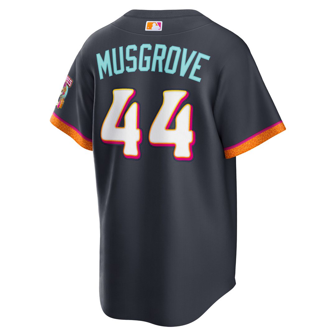 Joe Musgrove San Diego Padres Nike 2026 City Connect Stadium Jersey - Obsidian