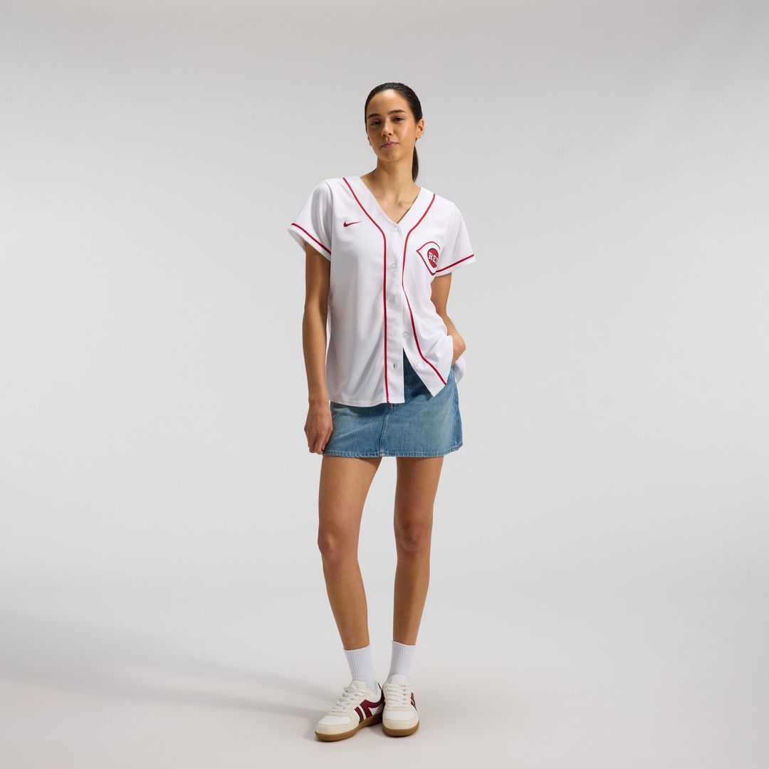 Elly De La Cruz Cincinnati Reds Nike Women's Home Replica Jersey - White