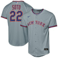 Juan Soto New York Mets Nike Youth Road Replica Jersey - Gray
