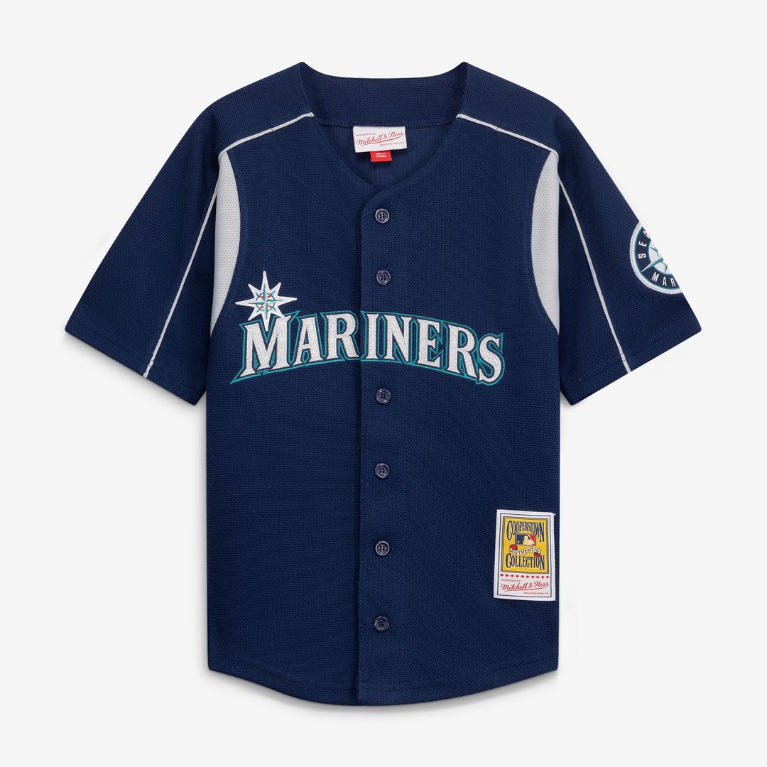 Felix Hernandez Seattle Mariners Mitchell & Ness Toddler Throwback Mesh Batting Practice Jersey - Navy
