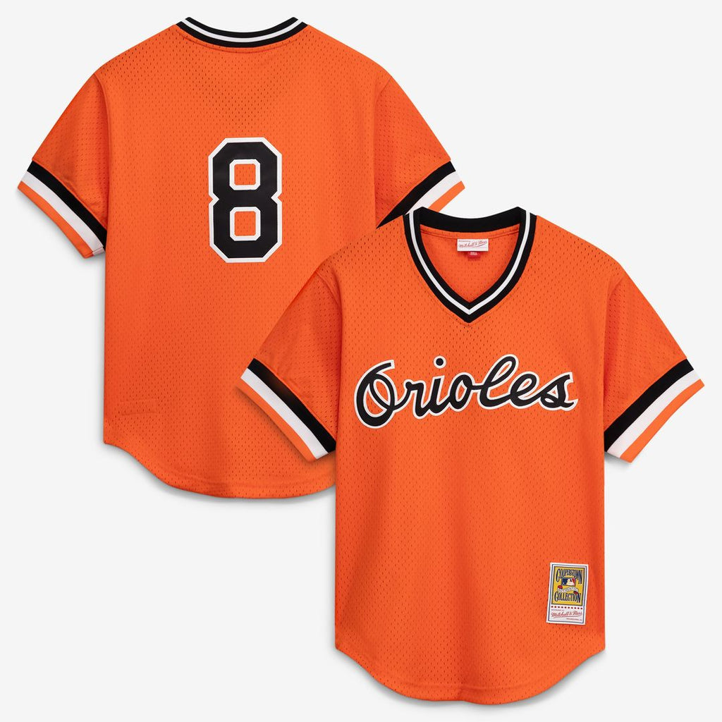 Cal Ripken Jr. Baltimore Orioles Mitchell & Ness Authentic Batting Practice Jersey - White