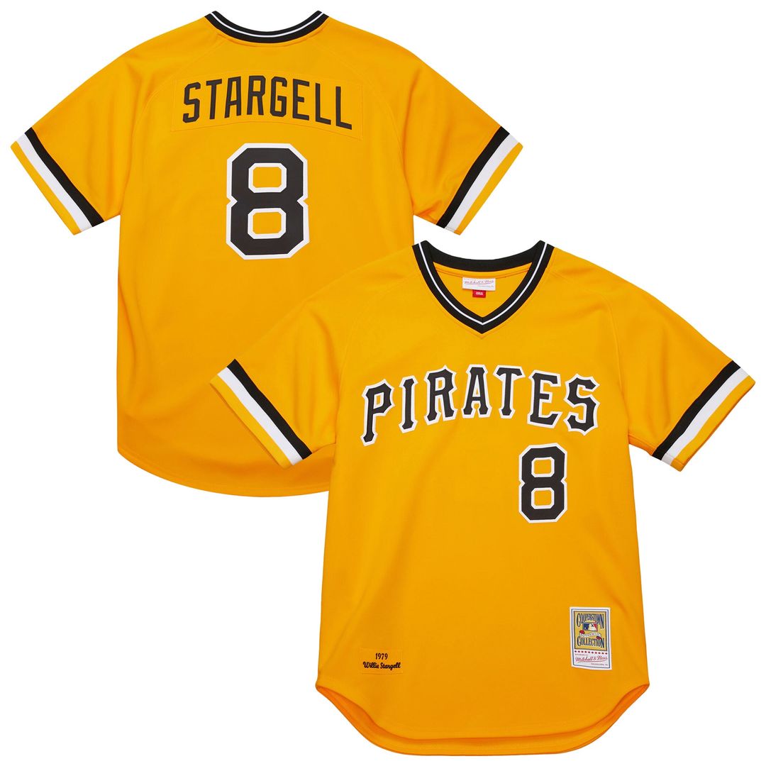 Willie Stargell Pittsburgh Pirates Mitchell & Ness Cooperstown Collection 1979 Authentic Jersey - White
