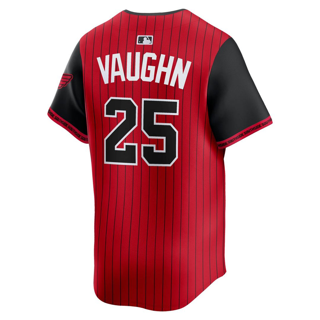 Andrew Vaughn Chicago White Sox Nike 2025 City Connect Limited Player Jersey - Red/Black