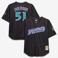 Randy Johnson Arizona Diamondbacks Mitchell & Ness Big & Tall Cooperstown Mesh Batting Practice Jersey - Black