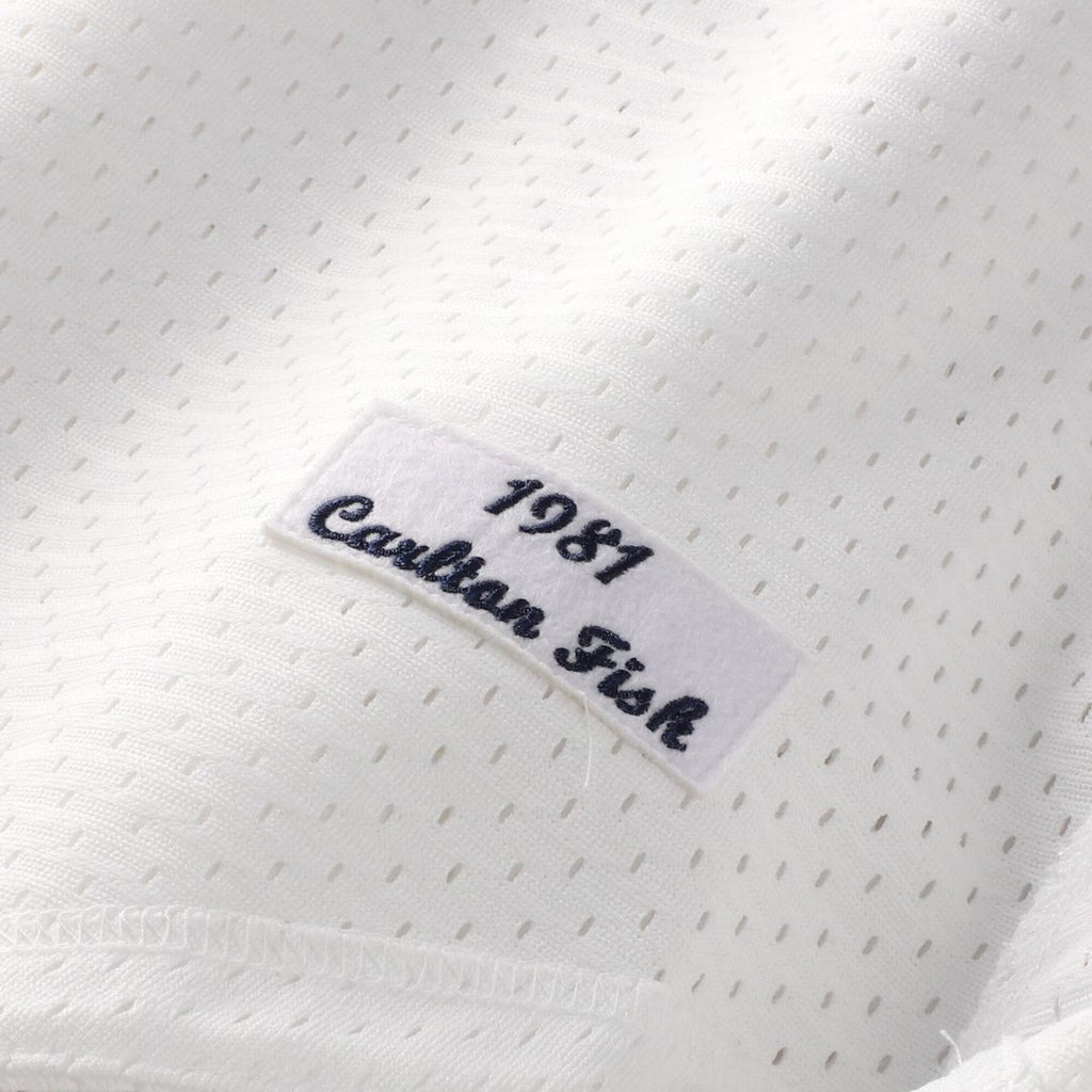 Carlton Fisk Chicago White Sox Mitchell & Ness Authentic Batting Practice Jersey - White