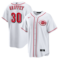 Ken Griffey Jr. Cincinnati Reds Nike Home Retired Player Replica Jersey - White