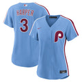 Bryce Harper Philadelphia Phillies Nike Women's Alternate Replica Jersey - Light Blue