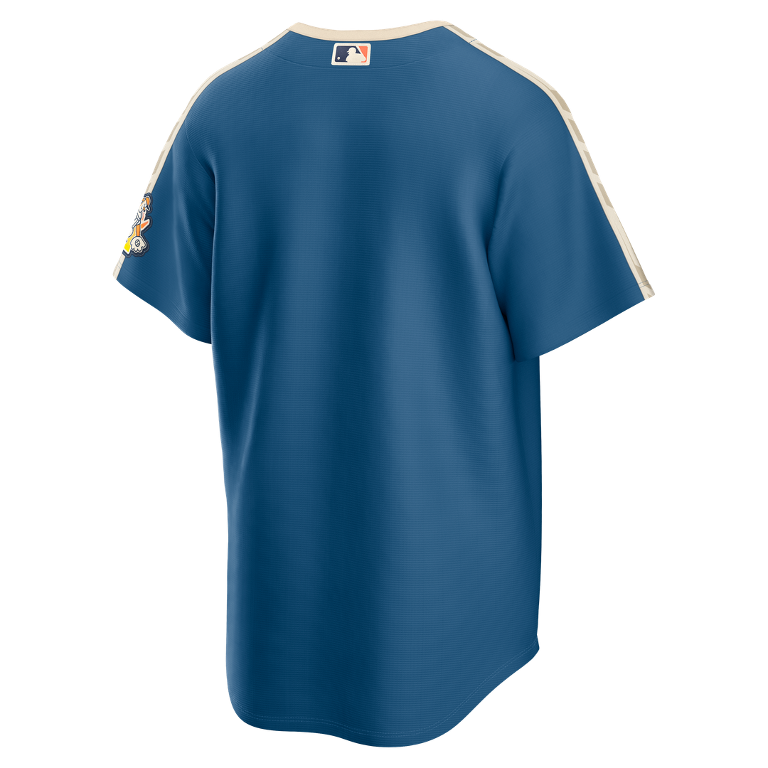 Milwaukee Brewers Nike 2026 City Connect Stadium Jersey - Mineral Blue