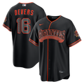 Rafael Devers San Francisco Giants Nike Alternate Stadium Jersey - Black