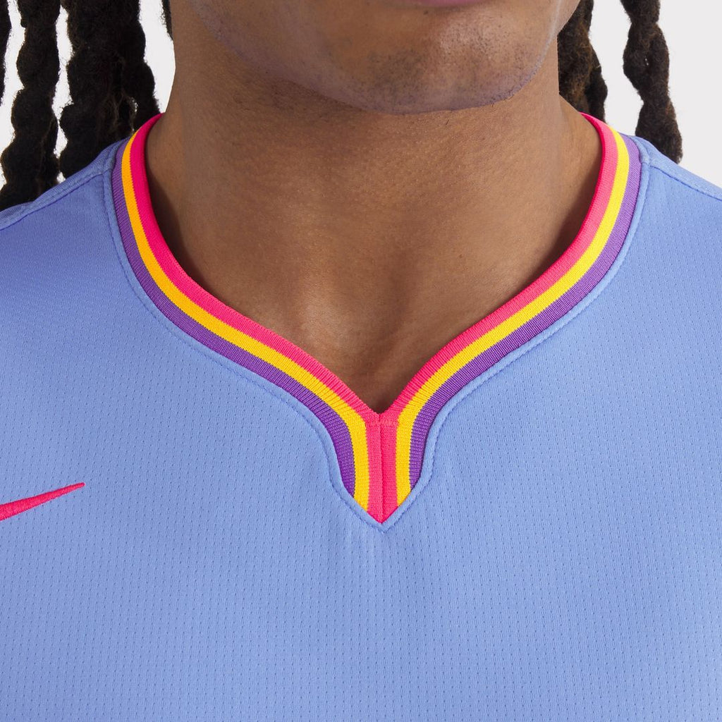 Kris Bryant Colorado Rockies Nike 2025 City Connect Limited Player Jersey - Purple/Light Blue