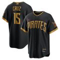 Oneil Cruz Pittsburgh Pirates Nike 2026 City Connect Stadium Jersey - Black