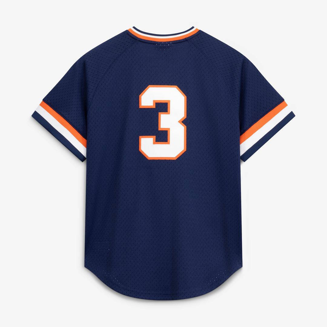 Alan Trammell Detroit Tigers Mitchell & Ness Authentic Batting Practice Jersey - Navy