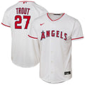 Mike Trout Los Angeles Angels Nike Youth Home Replica Player Jersey - White