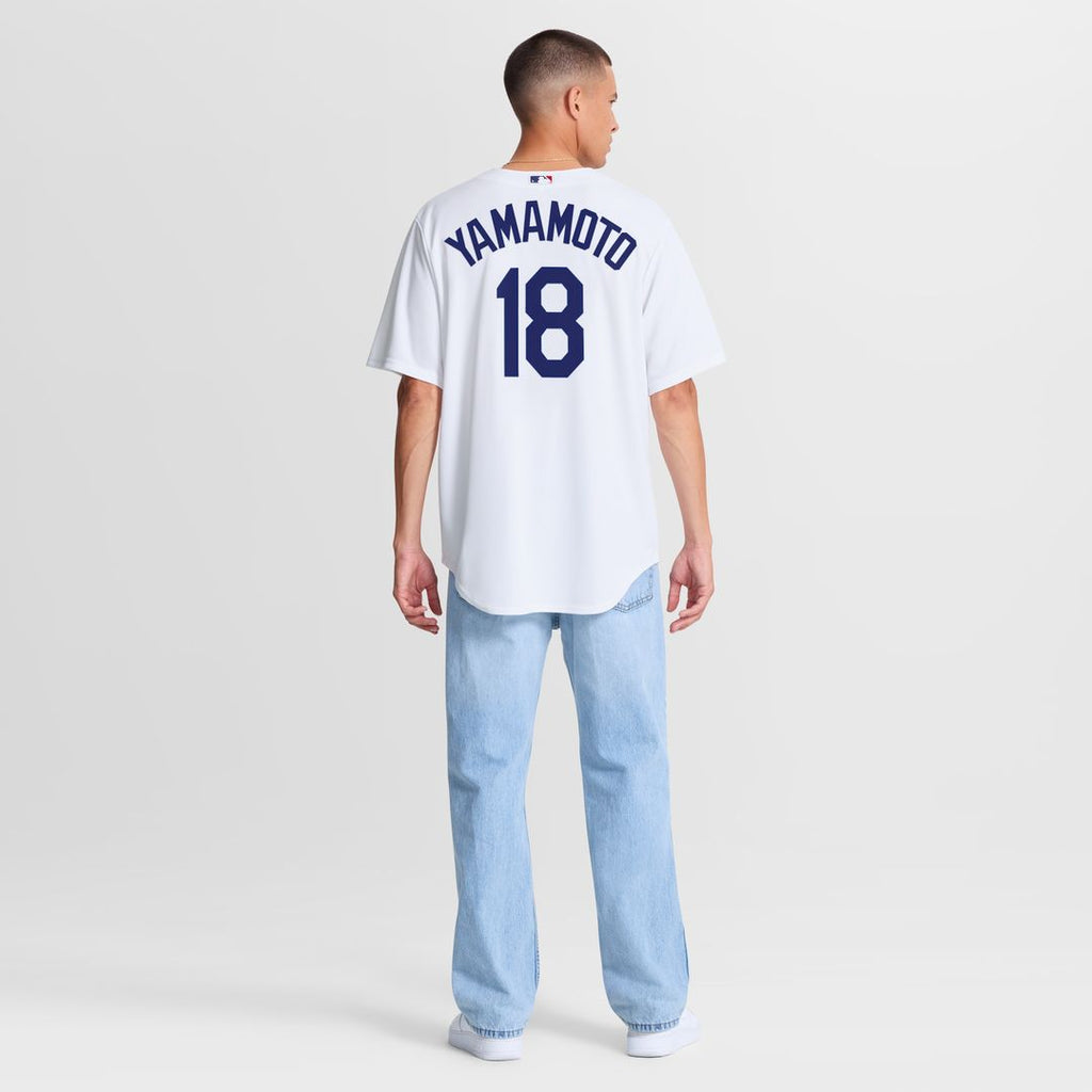Yoshinobu Yamamoto Los Angeles Dodgers Nike Home Replica Jersey - White