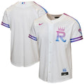 Kansas City Royals Nike Youth 2026 City Connect Stadium Jersey - White