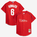 Ryan Howard Philadelphia Phillies Mitchell & Ness Cooperstown Collection Batting Practice Jersey – Red
