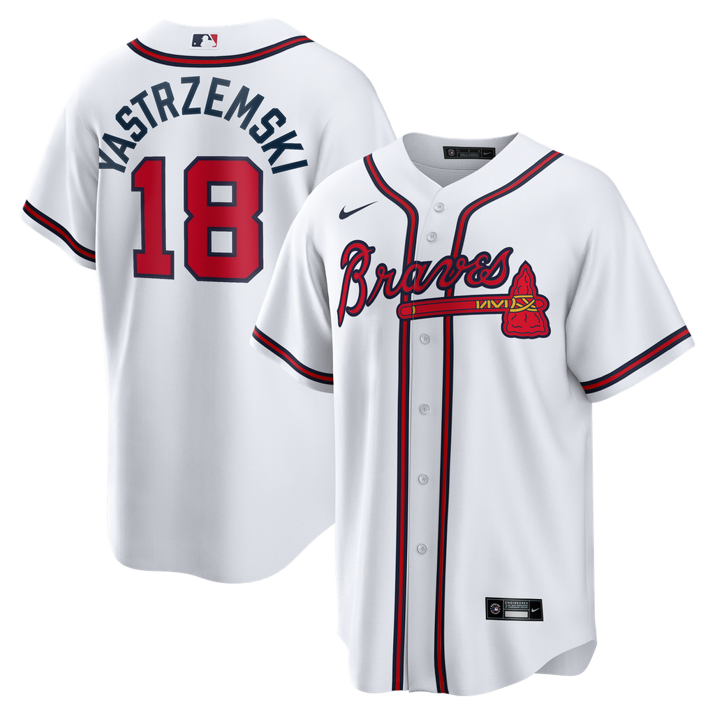 Mike Yastrzemski Atlanta Braves Nike Replica Jersey - White