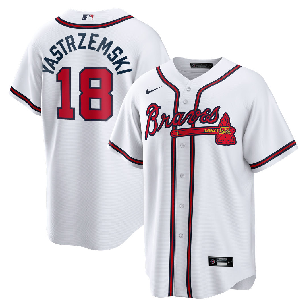 Mike Yastrzemski Atlanta Braves Nike Replica Jersey - White