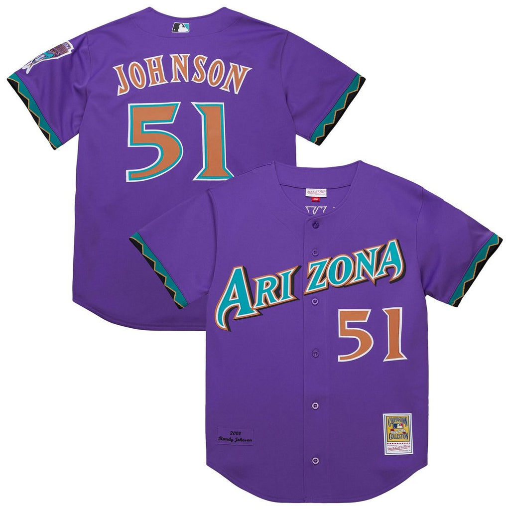 Randy Johnson Arizona Diamondbacks Mitchell & Ness 2001 Authentic Jersey - Black