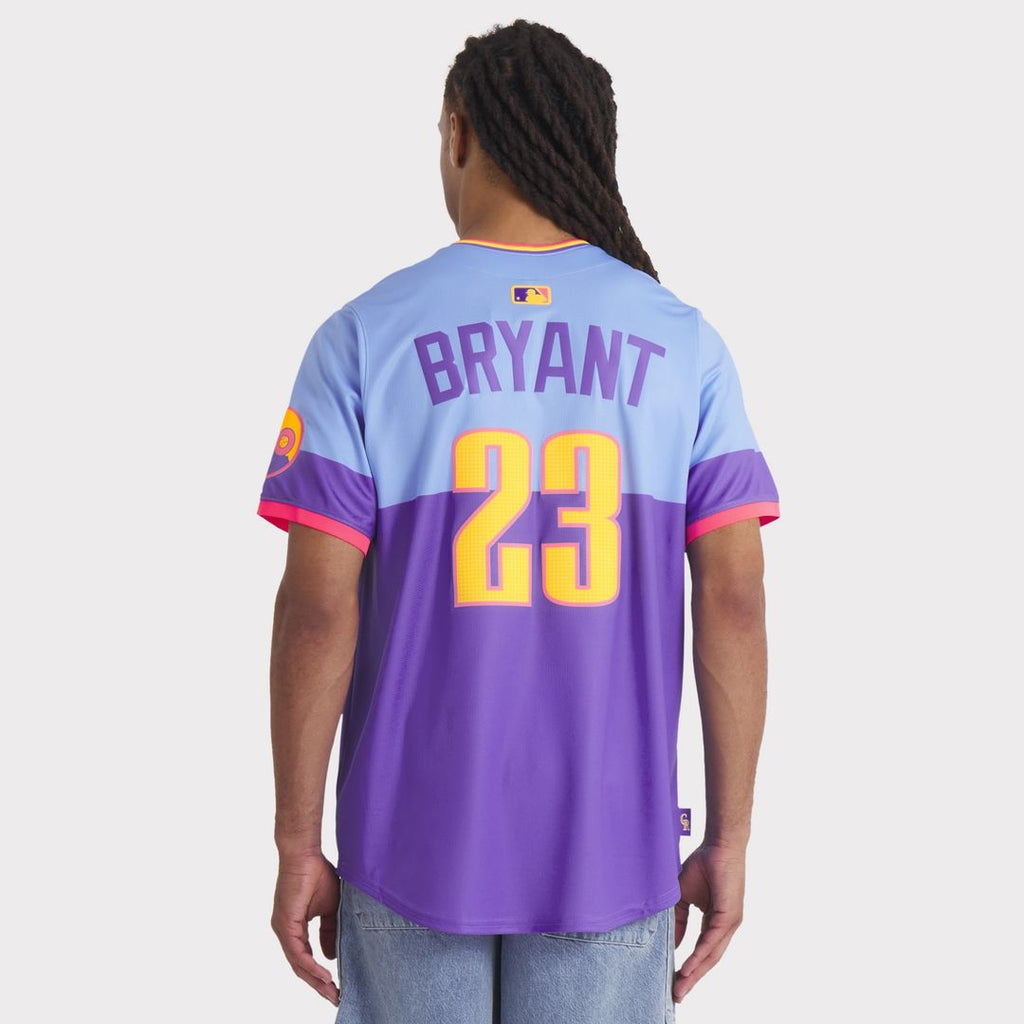 Kris Bryant Colorado Rockies Nike 2025 City Connect Limited Player Jersey - Purple/Light Blue