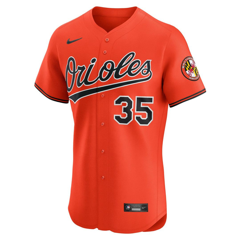 Adley Rutschman Baltimore Orioles Nike Alternate 2 Elite Jersey - Orange