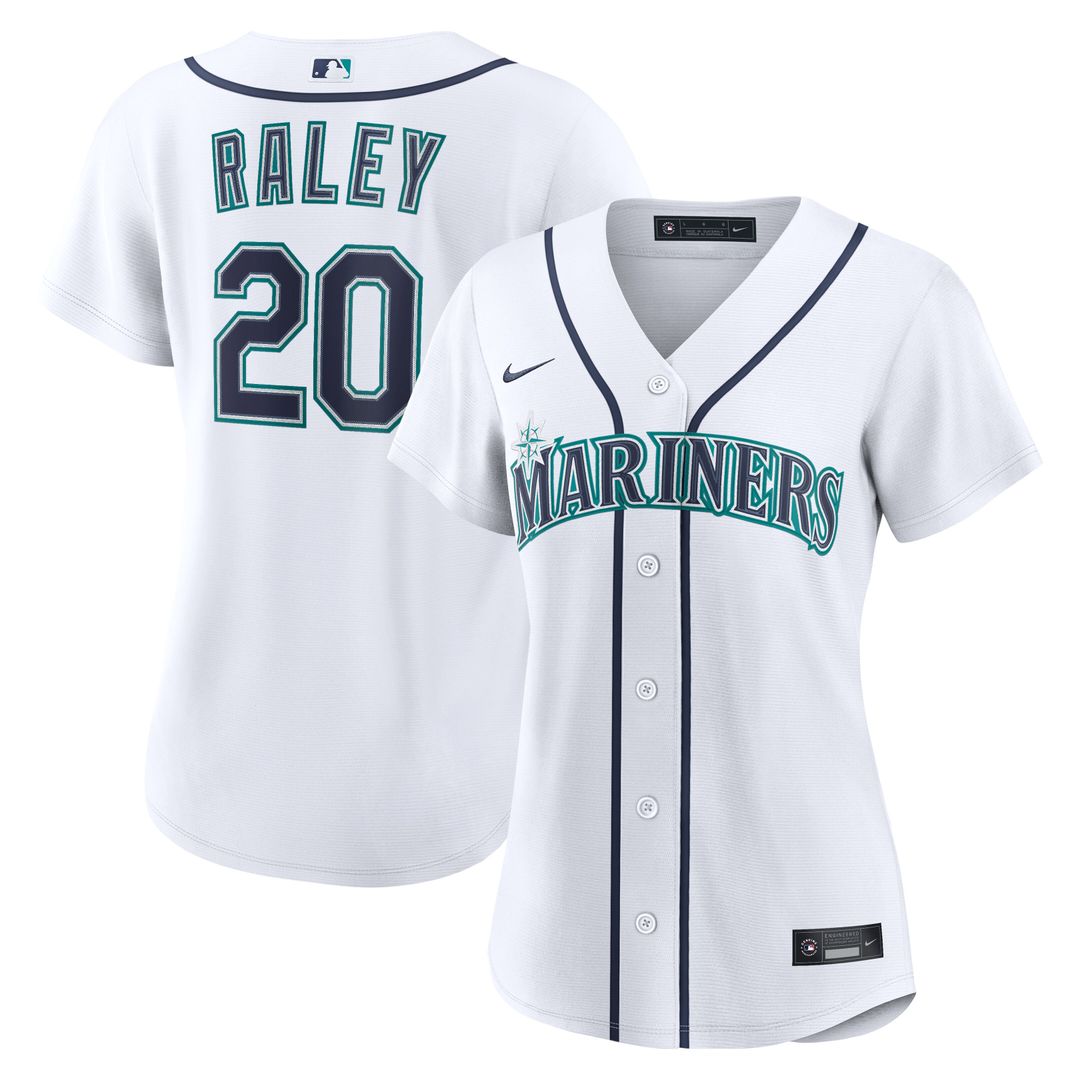 Luke Raley Seattle Mariners Nike Women's Home Replica Jersey - White
