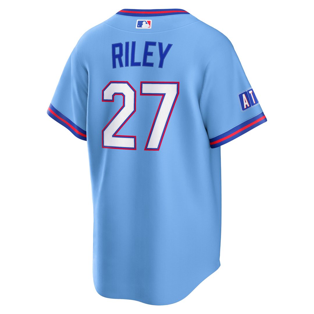 Austin Riley Atlanta Braves Nike 2026 City Connect Stadium Jersey - Powder Blue