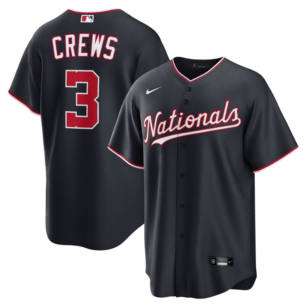 Dylan Crews Washington Nationals Nike Home Replica Jersey - White