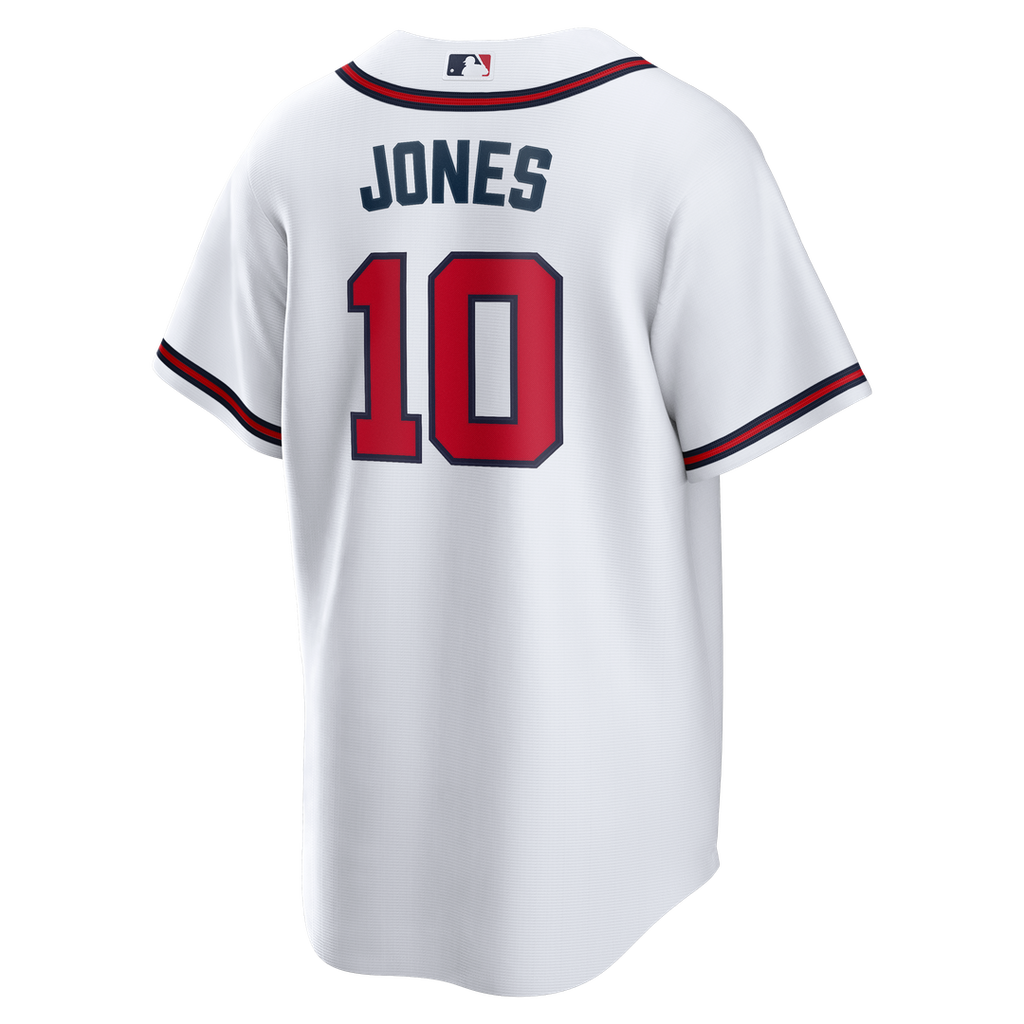 Chipper Jones Atlanta Braves Nike Home Retired Player Replica Jersey - White