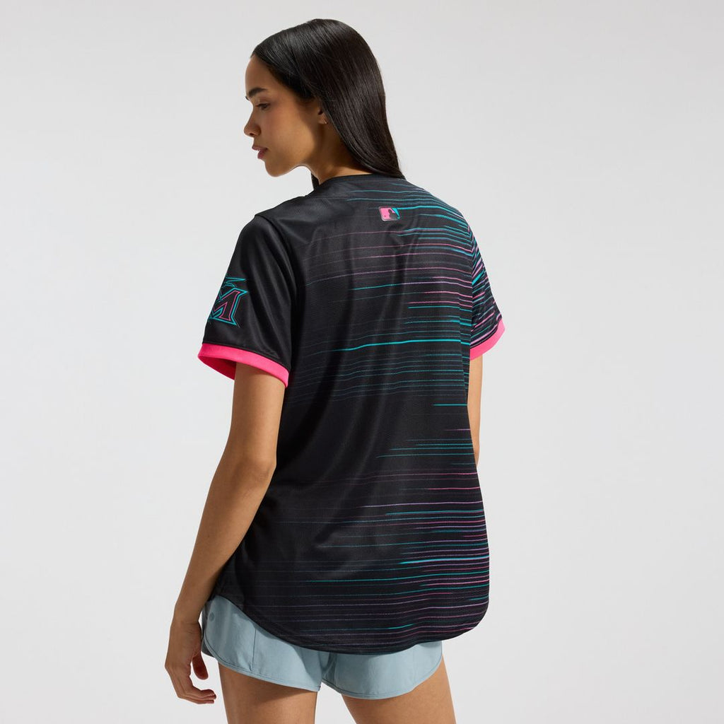 Miami Marlins Nike Women's 2025 City Connect Limited Jersey - Black