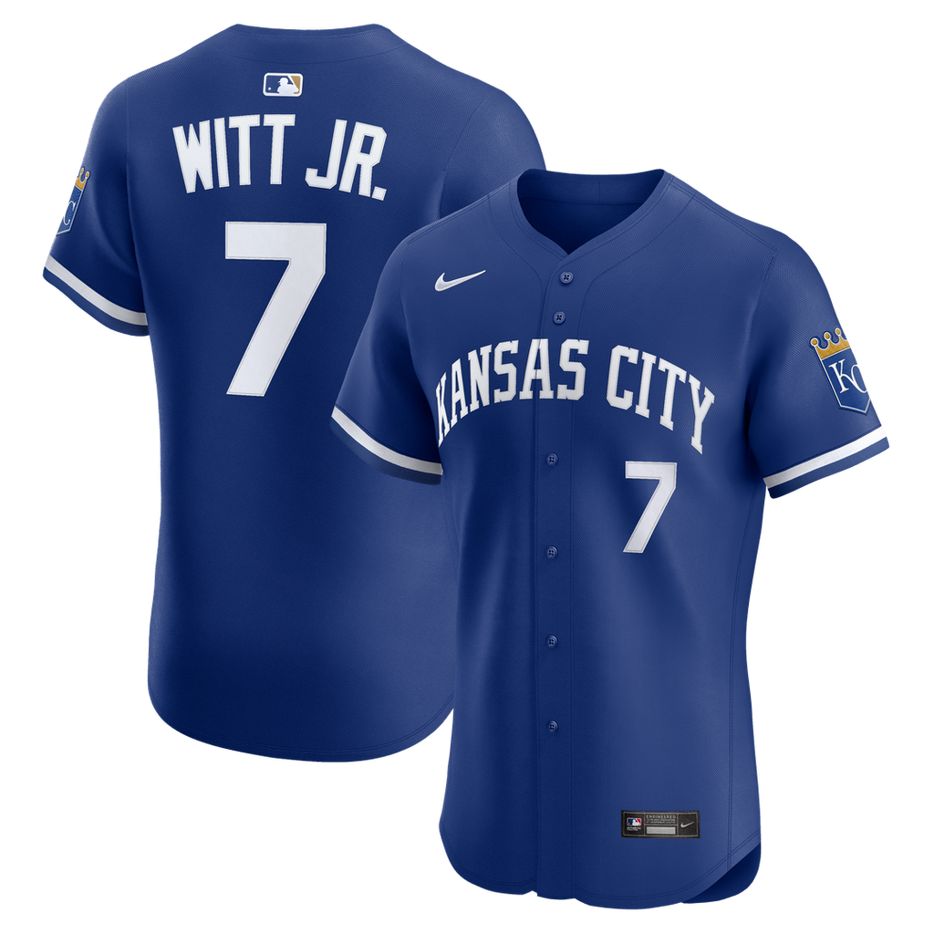 Bobby Witt Jr. Kansas City Royals Nike Alternate 2 Elite Player Jersey - Royal