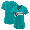 Miami Marlins Nike Women's Alternate Replica Jersey - Teal
