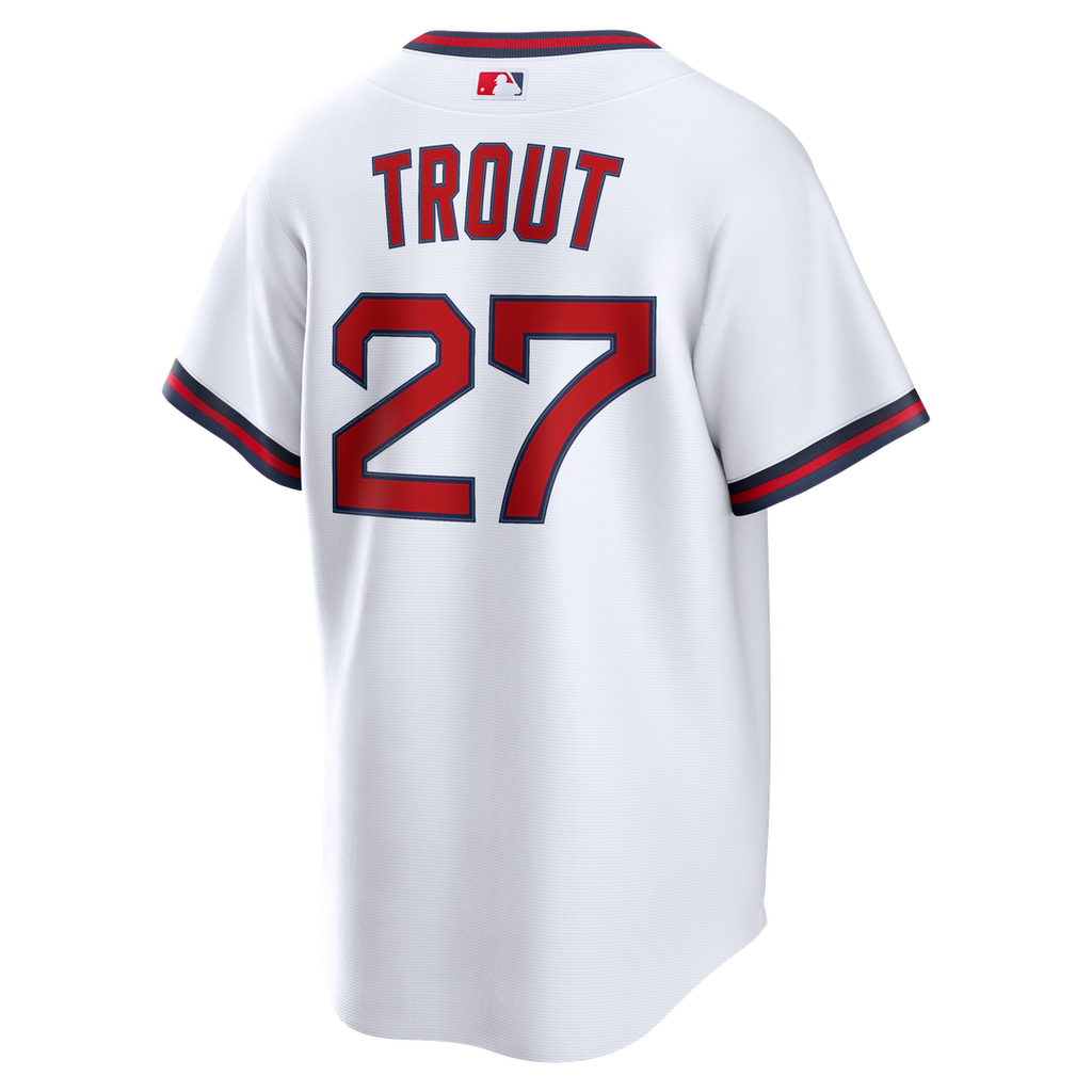 Mike Trout Los Angeles Angels Nike Road Replica Jersey - Gray