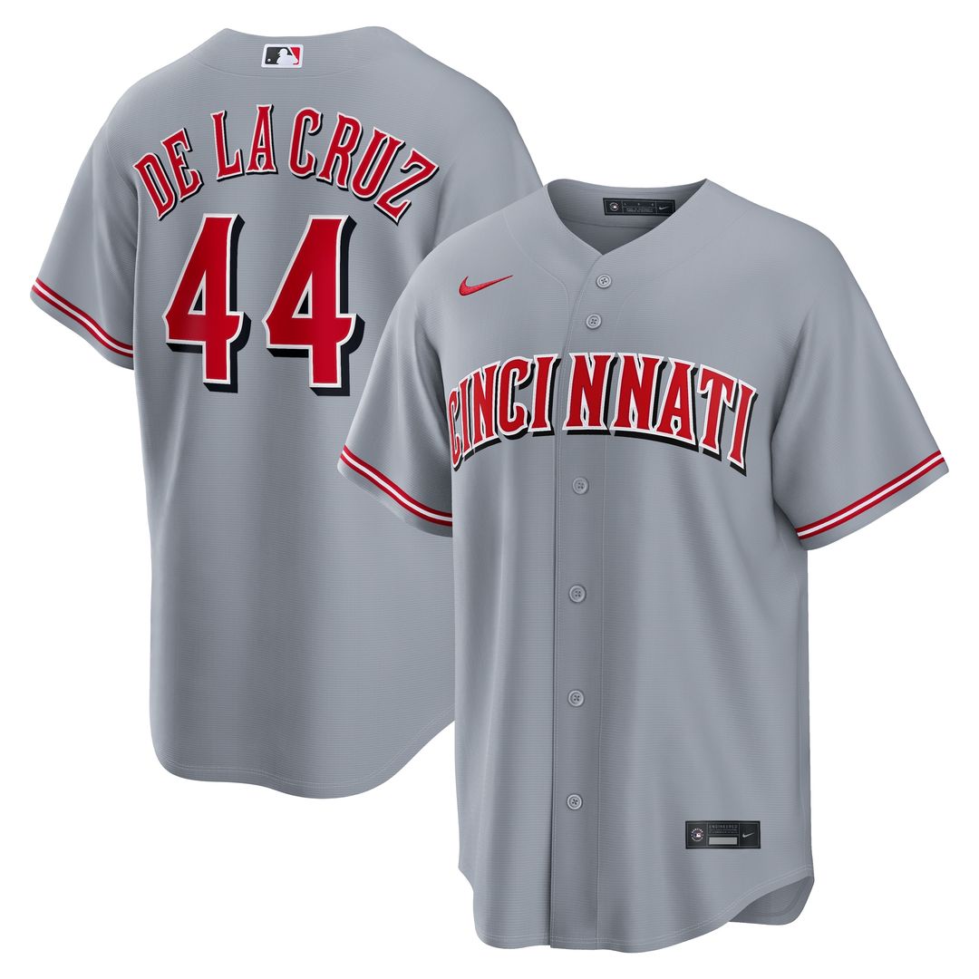 Elly De La Cruz Cincinnati Reds Nike Road Replica Jersey - Gray