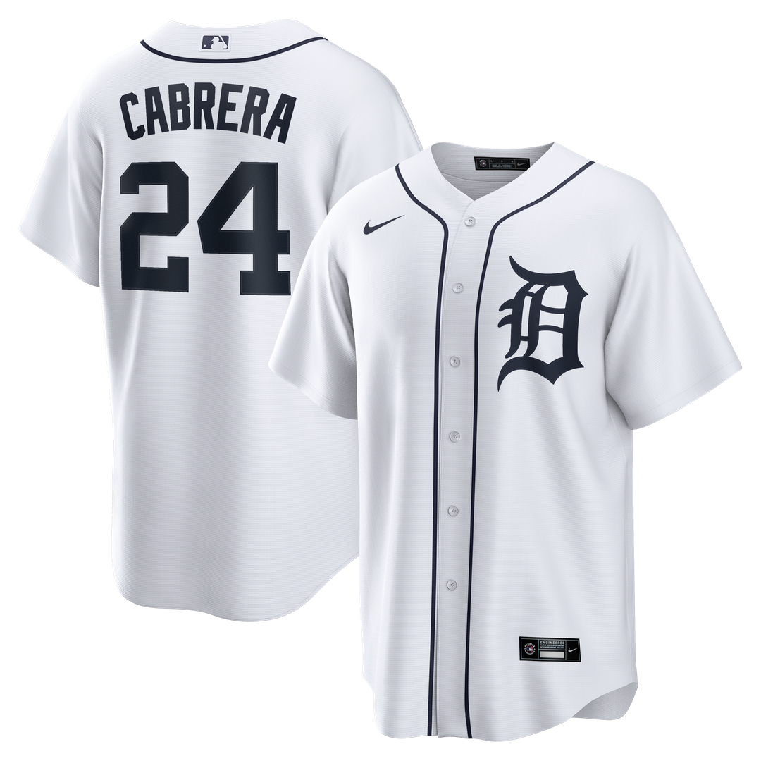 Miguel Cabrera Detroit Tigers Nike Home Retired Player Replica Jersey - White