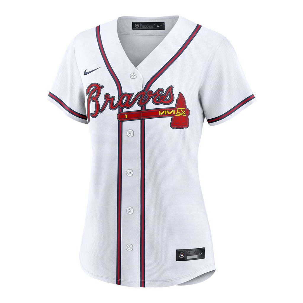 Spencer Schwellenbach Atlanta Braves Nike Women's Home Replica Jersey - White