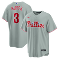 Bryce Harper Philadelphia Phillies Nike Road Replica Jersey - Gray
